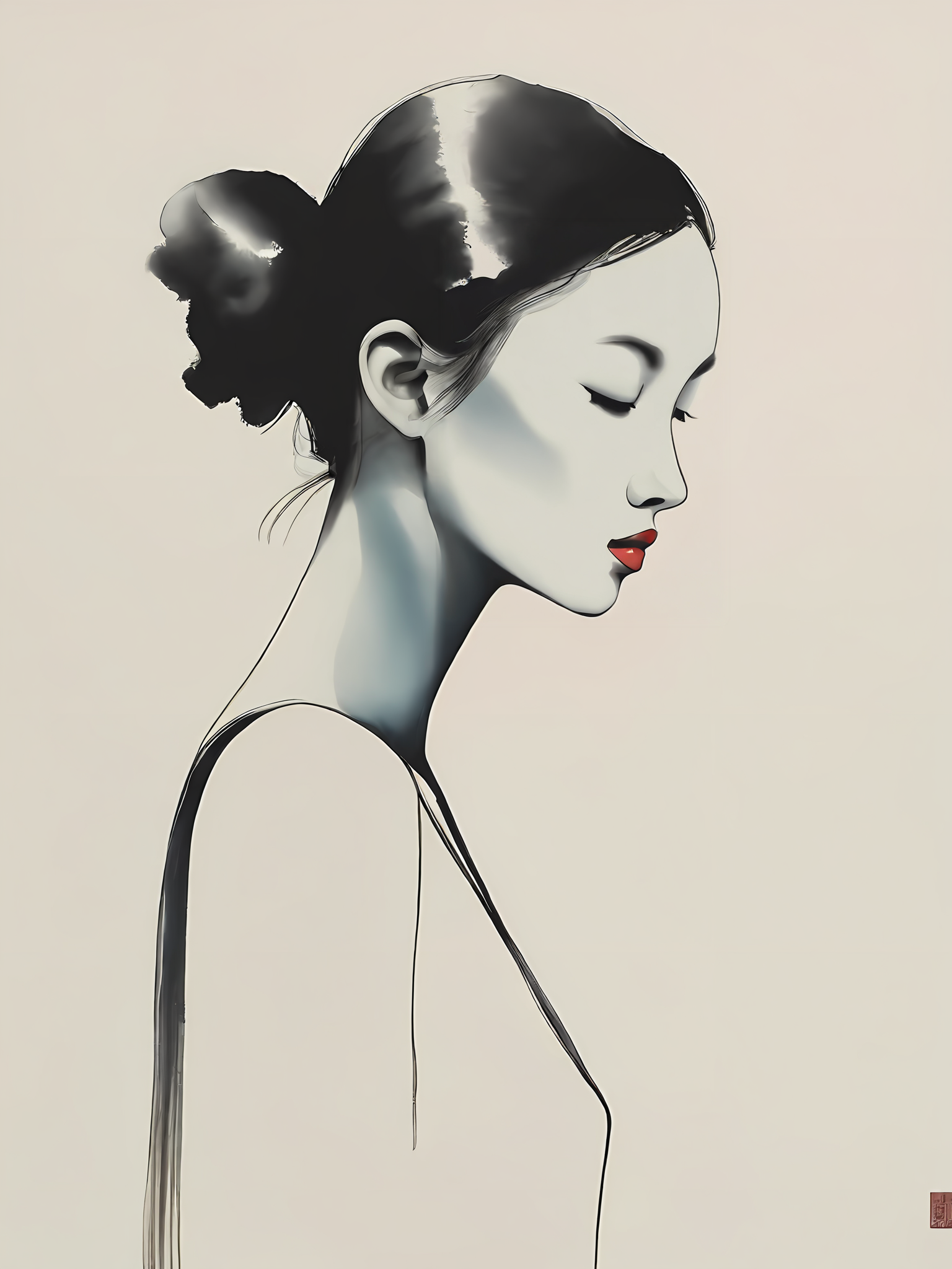 01899-3394970554-1girl,__lora_test-000010_1_,(gongbi_1.1),Ink wash painting,_lora_简约国风女孩V1.1_0.6_,minimalism,magazine cover,.png
